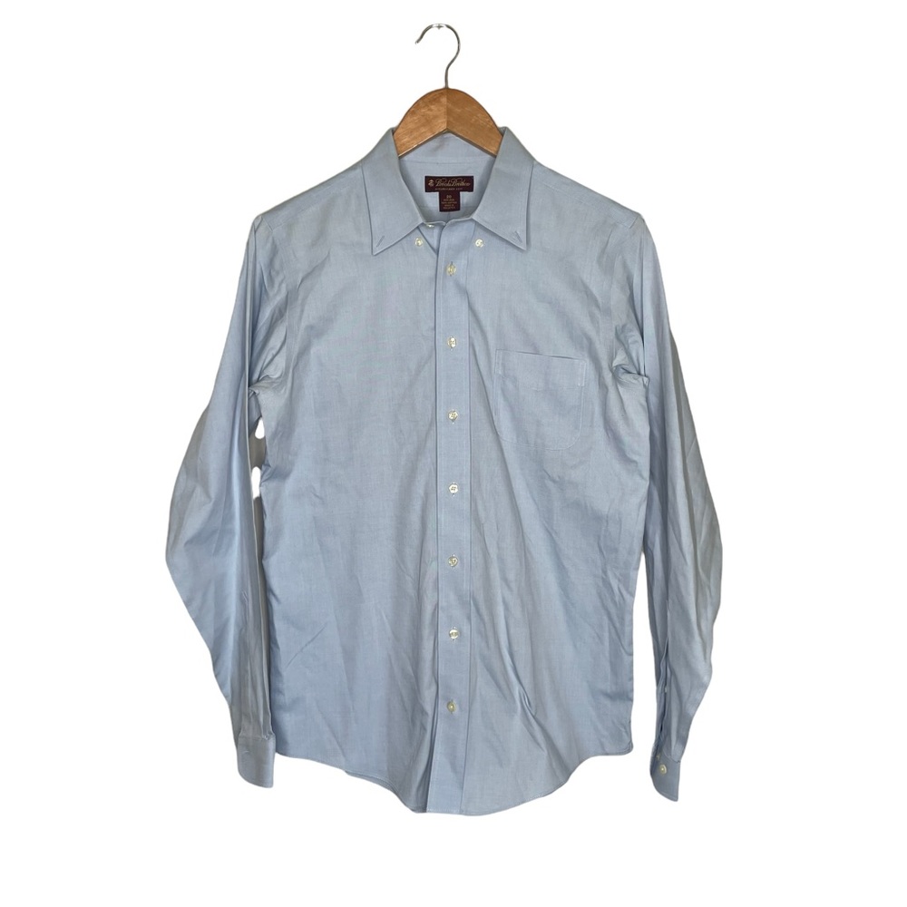Brooks Brothers Non-Iron Oxford Shirt Boys 20 100% Cotton